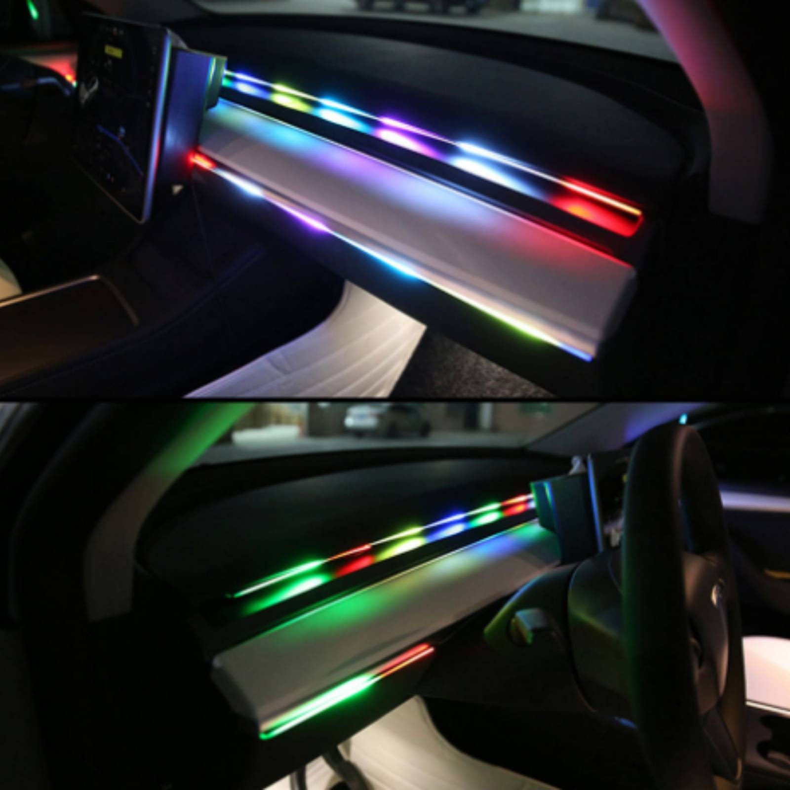 Interior Design Apps - Interieur auto LED stripverlichting USB-aangedreven auto-interieurverlichtingsset