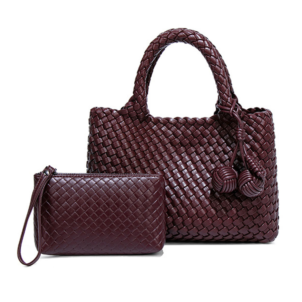 Interior Design Style - Geweven shopper tas Modieuze handtas met
