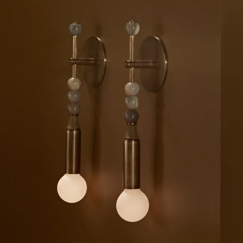 Interior Designer - Noordse vintage decoratieve design wandlamp voor