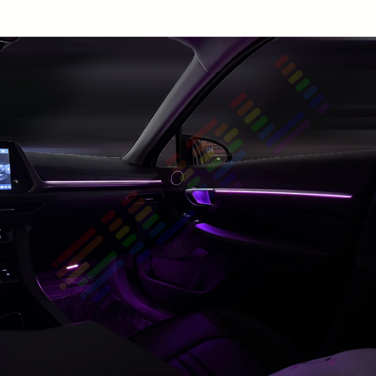 Auto-interieur LED-strip met 6 - Interior Design Apps recensie en prijs