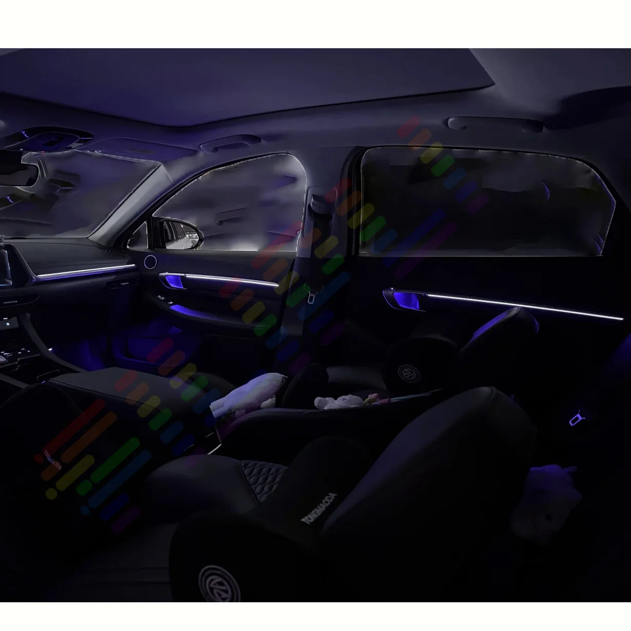 Auto-interieur LED-strip met 6 - Interior Design Apps recensie en prijs