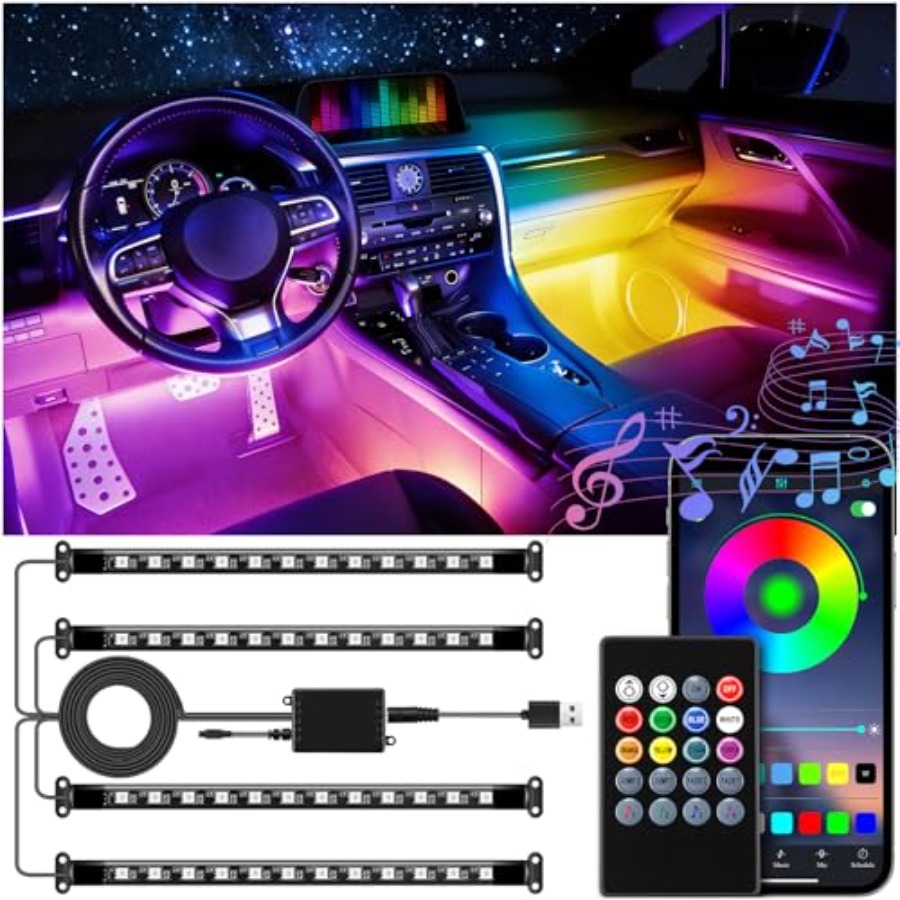 Auto-interieur LED-verlichting - Interior Design Apps recensie en prijs