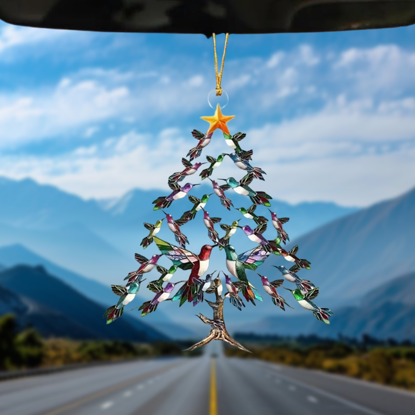 8 cm 2D acryl vogelornamenten  - Interior Design Xmas recensie en prijs