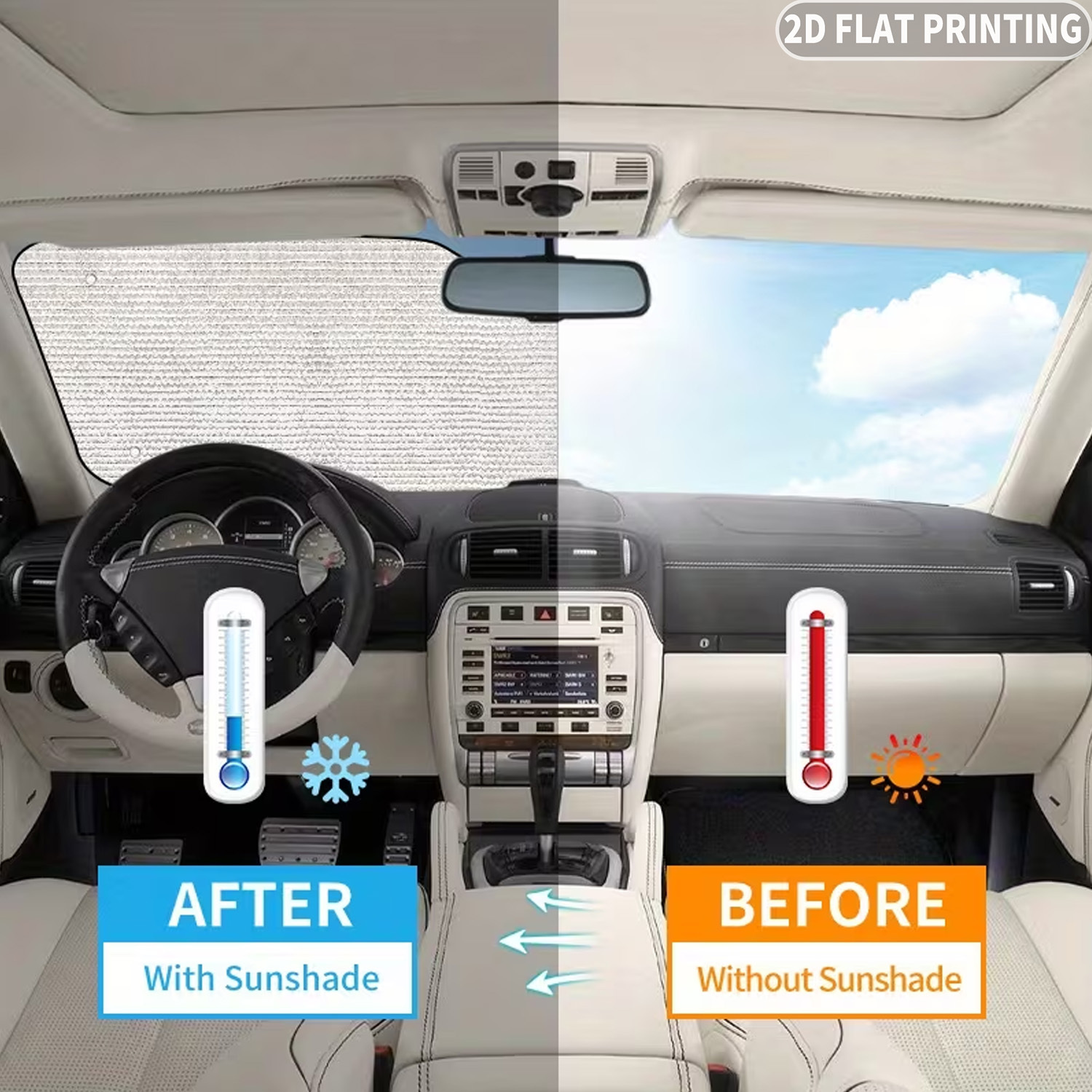 1pc Universele auto-voorruitzo - Interior Designer recensie en prijs