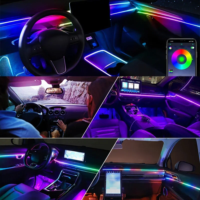 6-in-1 Exclusieve Auto LED Int - Interior Design Apps recensie en prijs