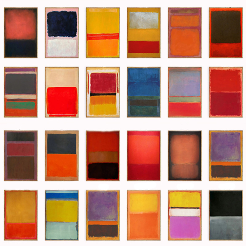 Wanddecoratie, Mark Rothko Pos - Interior Designer recensie en prijs